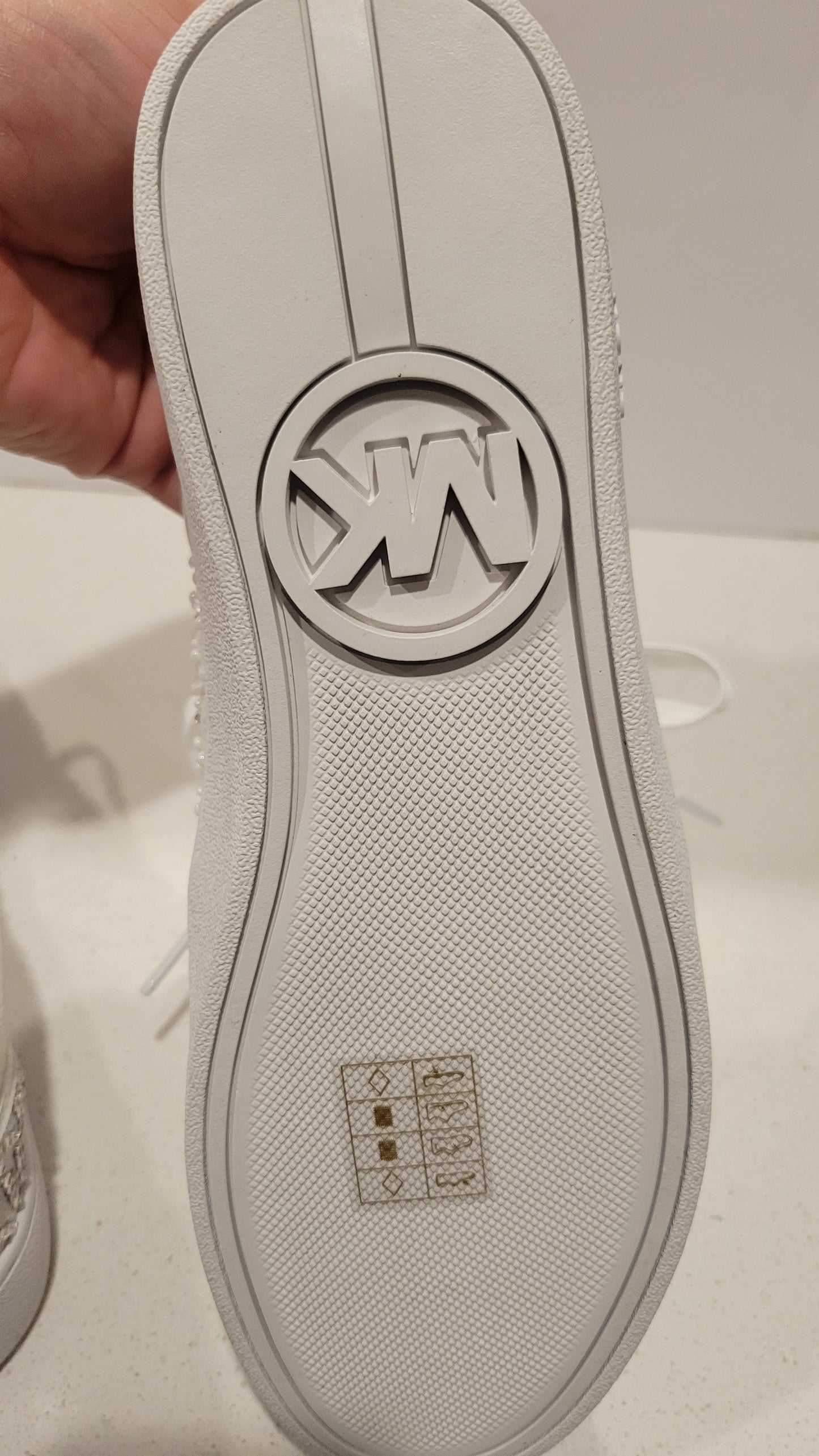 Custom blinged MK shoes