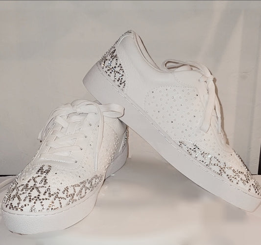 Custom blinged MK shoes