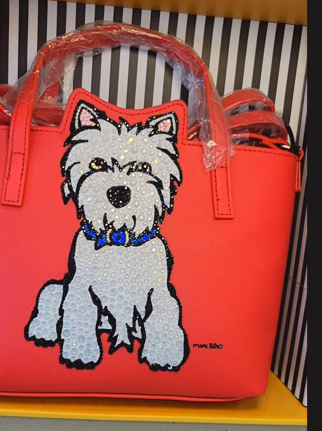 Blinged out Marc Tetro Purse set